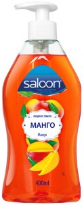 Мыло жидкое Saloon Манго с дозатором, 400 мл.