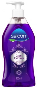 Мыло жидкое Saloon Сады Султана с дозатором, 400 мл.