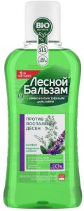 Ополаскиватель для полости рта Лесной бальзам Хвойный комплекс, 400 мл.