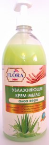 Мыло жидкое Flora Care Алоэ вера, 1л.